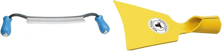 Ochsenkopf Zug- und Wagnermesser, Durchgenietetes Heft, Klingenlänge: 25 cm, Gewicht: 0,5 kg & Rinde