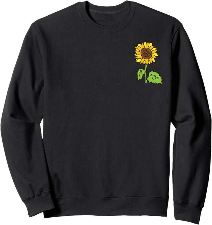 Niedliche Sonnenblume In Der Tasche Sonnenblume Sweatshirt