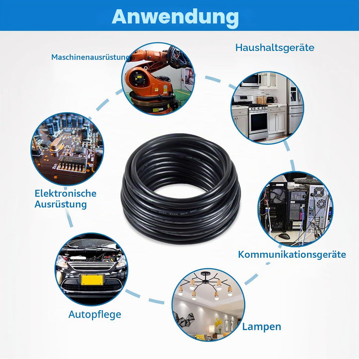 16awg 2×1,3mm² 10meter Elektrischer Kabel 2 adrig Verlängerungskabel UL2464 5V/12V/24V/300V Sauersto