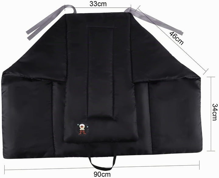 Beinschutz Roller Abdeckplane mit Lenkerstulpen Set Universell Rollerdecke Wasserdicht Warm Motorrad