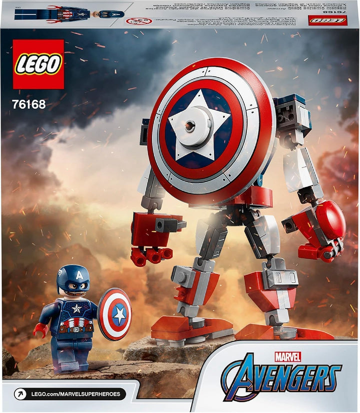 LEGO 76168 Super Heroes Captain America Mech Single, Single