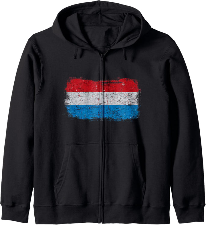 Luxemburgische Nationalflagge Kapuzenjacke