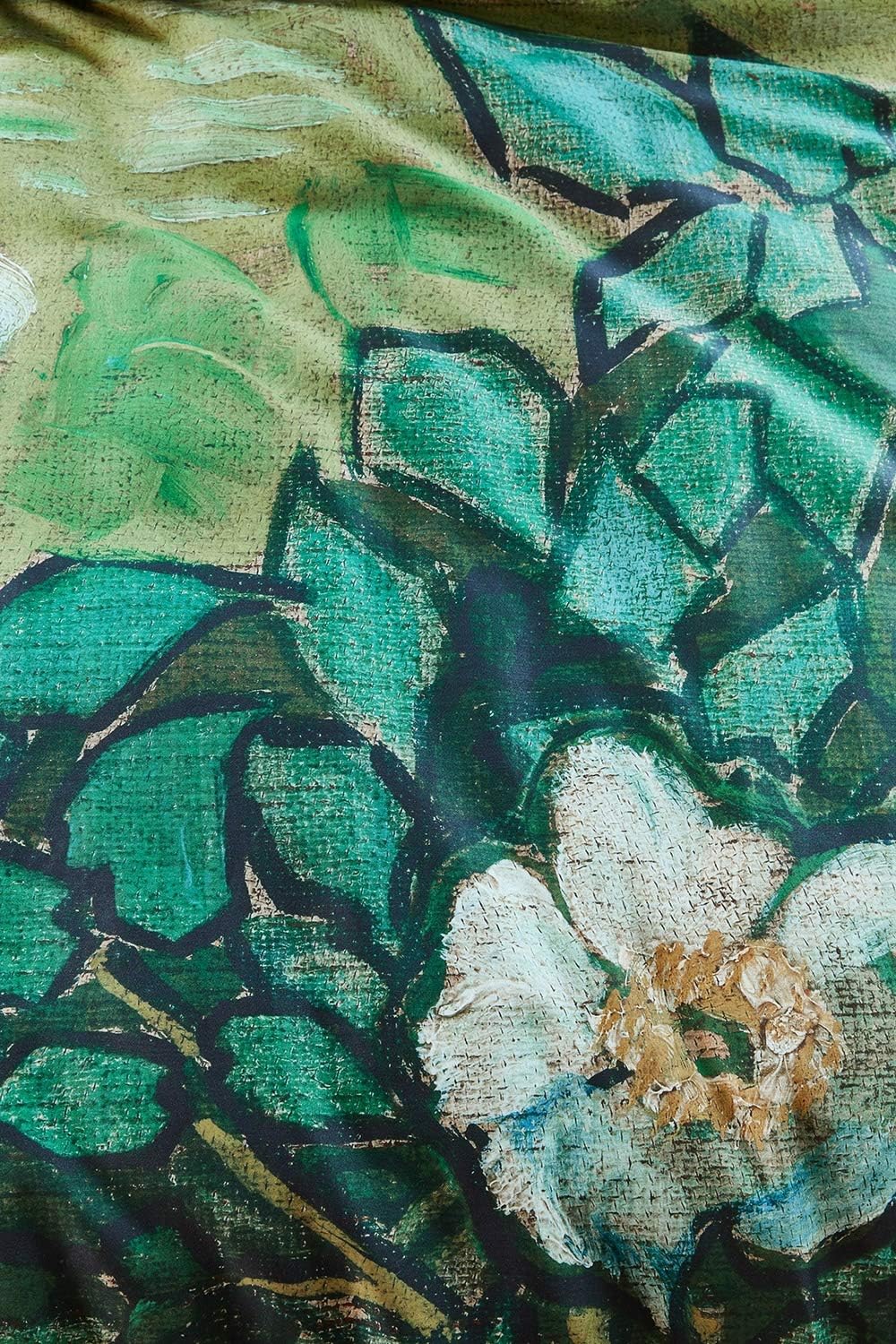 Beddinghouse Bettwäsche Van Gogh | Wild Roses Green - 135 x 200 cm 135x200 cm + 80x80 cm, 135x200 cm