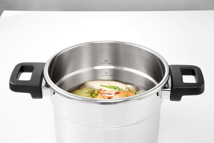 Tescoma ULTIMA DUO Schnellkochtopf 2 Stück | 4,0 & 6,0 l | Dual-Kochkapazität & Platzsparend | Einha