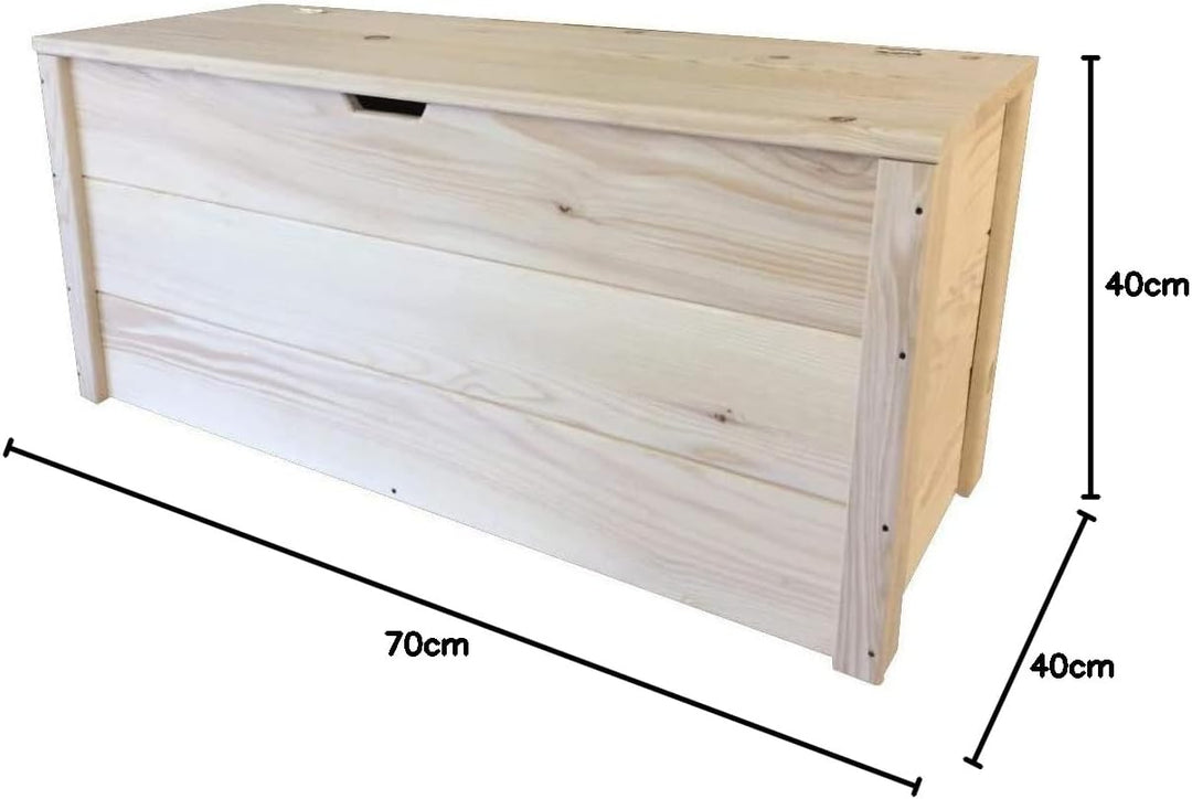 TOTAL WOOD 2012 Truhebank sitzbank sitztruhe truhen aus Holz banktruhe 70x40x40H cm., 70X40X40