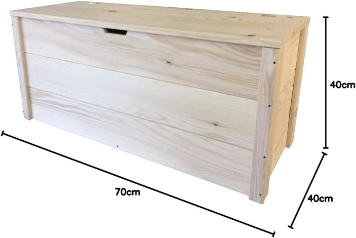 TOTAL WOOD 2012 Truhebank sitzbank sitztruhe truhen aus Holz banktruhe 70x40x40H cm., 70X40X40