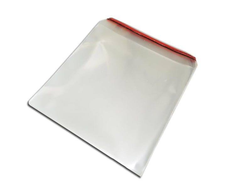 Protected LP Schutzhüllen High Clear mit Klappe/Verschluss (50 Stück)