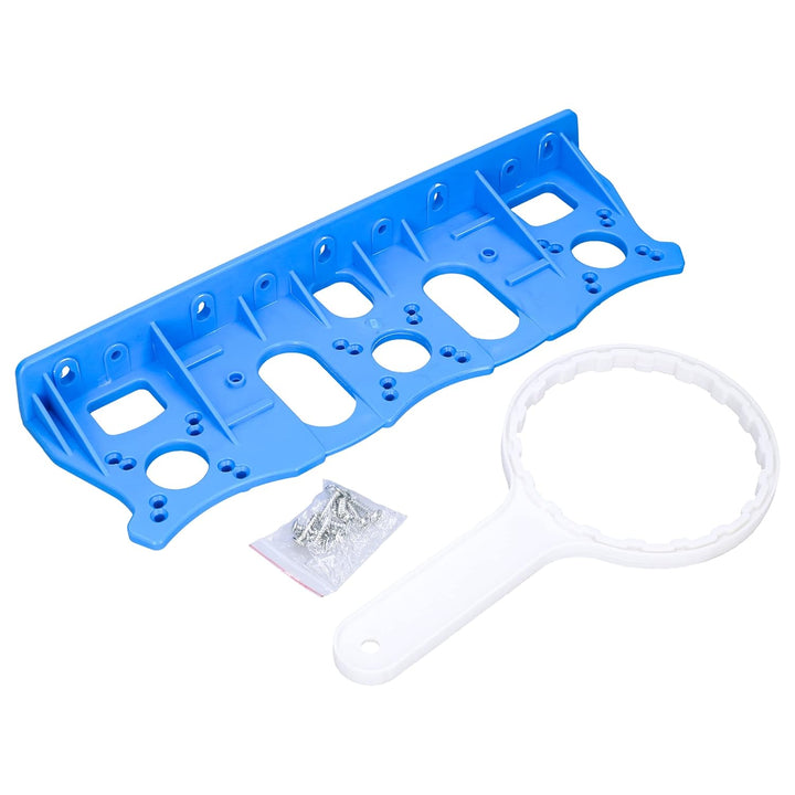 Wessper 10" 3-Stufen ¾ Zoll IG Wasserfilter Vorfilter System Hauswasseranlage Brunnen