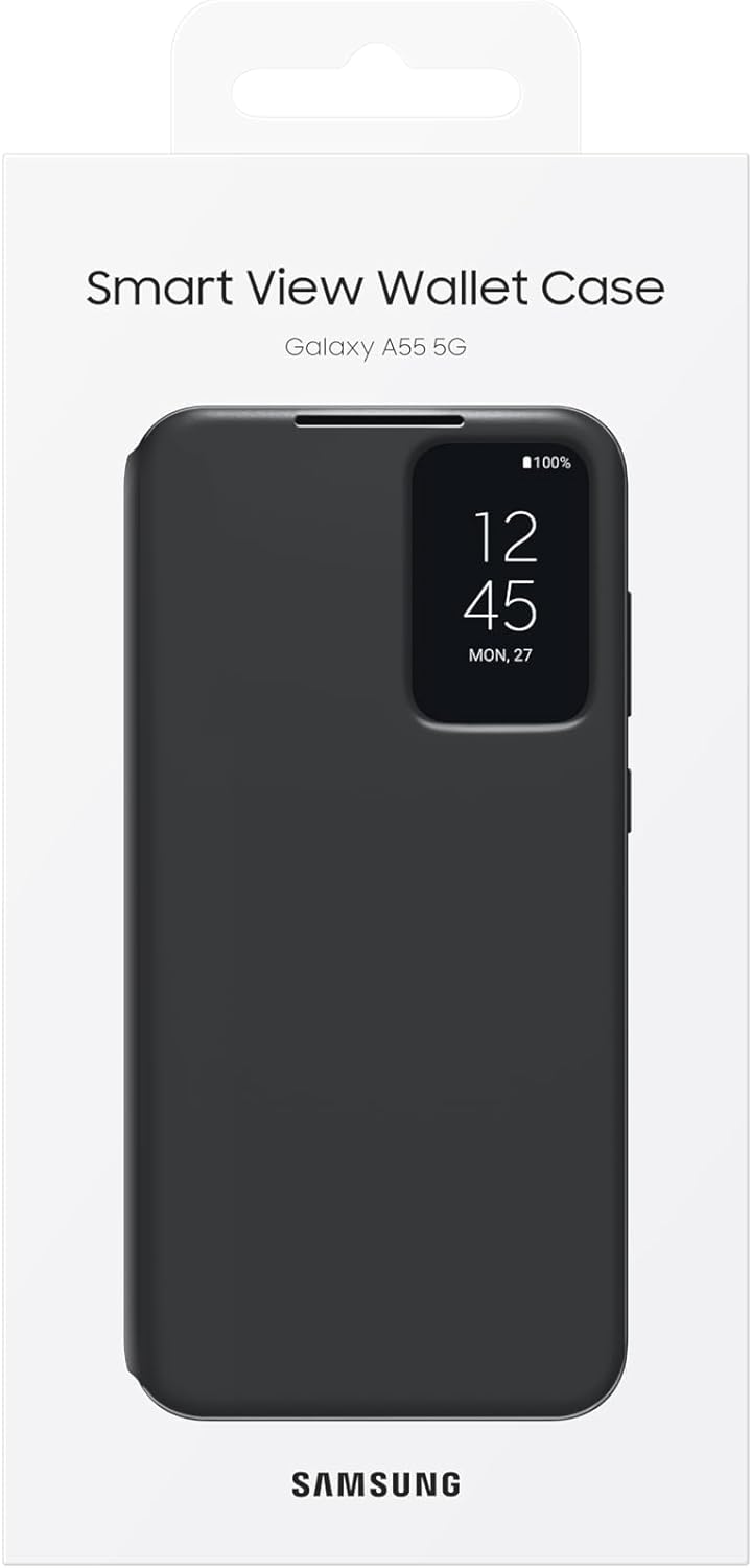 Samsung Smart View Wallet Smartphone Case EF-ZA556 für das Galaxy A55 5G, Handyhülle, Kartenfach, Si