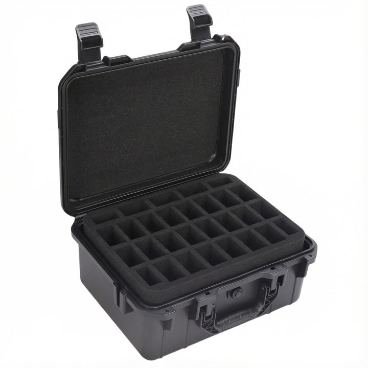 Mumlicha Robuster Miniaturen Aufbewahrungskoffer, 116 Slot Miniaturen Transportkoffer enthält 4 Scha
