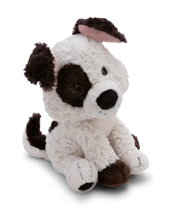 NICI Kuscheltier Hund 20cm - weiss - 62137 | Stofftier aus weichem Plüsch, niedliches Plüschtier zum