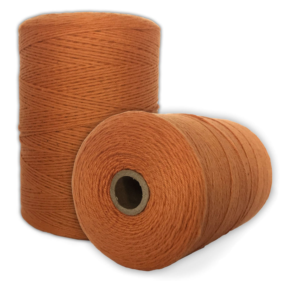 100% Baumwolle Loom Warp Thread (Vintage Orange), 8/4 Kettengarn (800 Yard), perfekt zum Weben von: