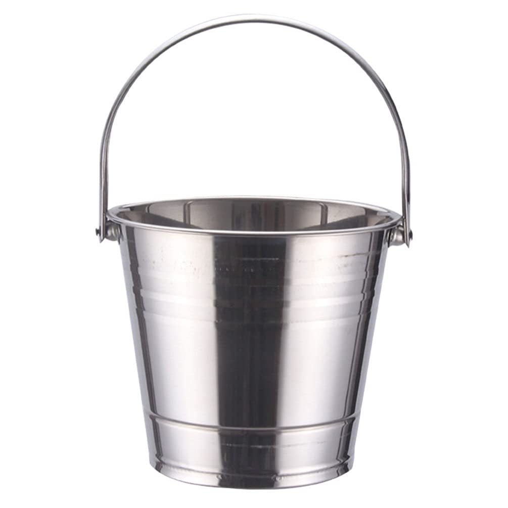 YARNOW Eimer 3L Edelstahl Bier Eimer Halten Eingefroren Länger Behälter mit Griff für Wein Bier KTV