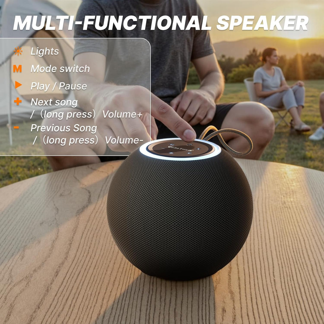 C57 Tragbarer Bluetooth Lautsprecher 30w Stereo Sound, Bluetooth 5.3 TWS Paarung Ipx5 Wasserdicht, R