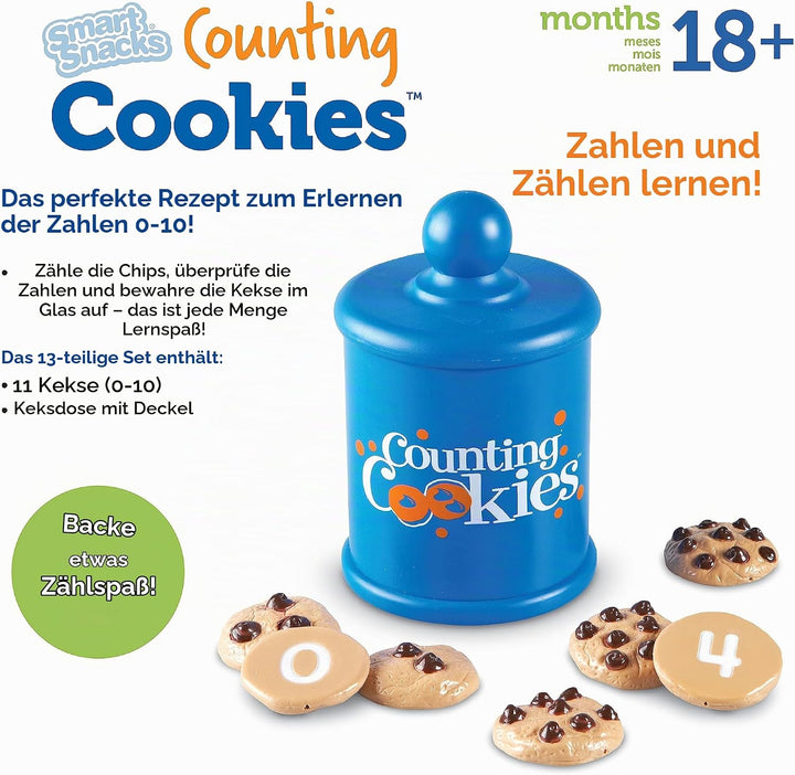 Learning Resources Smart Snacks Zahlen-Kekse Cookies, Cookies