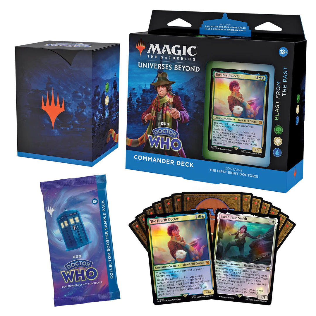 Magic: The Gathering Doctor Who Commander-Deck– Lehren der Vergangenheit (Deck mit 100Karten, Sammle