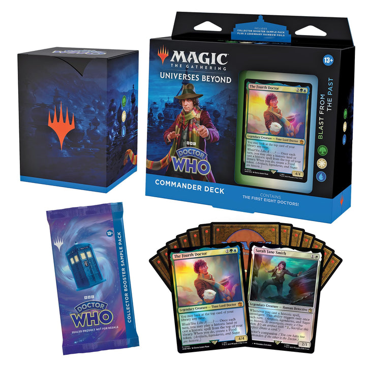 Magic: The Gathering Doctor Who Commander-Deck– Lehren der Vergangenheit (Deck mit 100Karten, Sammle