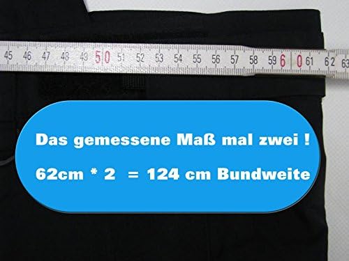 Skihose, Ski-Hose in Übergrösse, 3XL, 4XL, 5XL, 6XL, 7XL, 8XL, 10XL, 12XL, 14XL, Schwarz 10XL - 195-