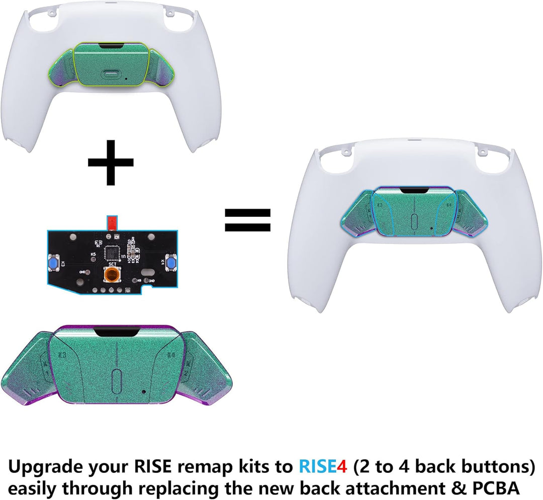 eXtremeRate RISE4 Ersatz Rück Paddles&Remapper Board für ps5 Controller Rise/RISE4 Remap Kit, Austau