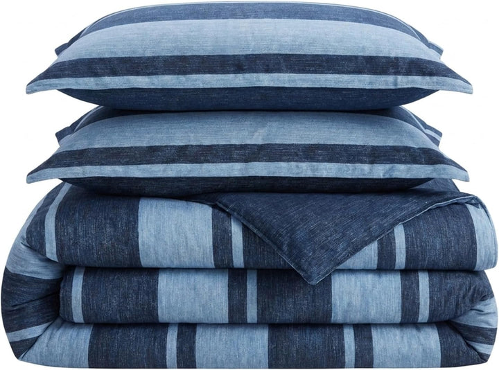 Nautica Longpoint Comforter Set, King, Blue, King