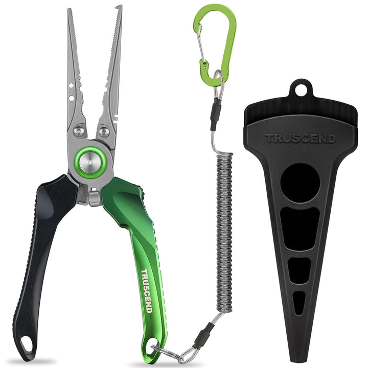 TRUSCEND Arretierbare Angelzangen Set, Multifunktionelles Angelzubehör | Einfach zu Bedienen, Handli