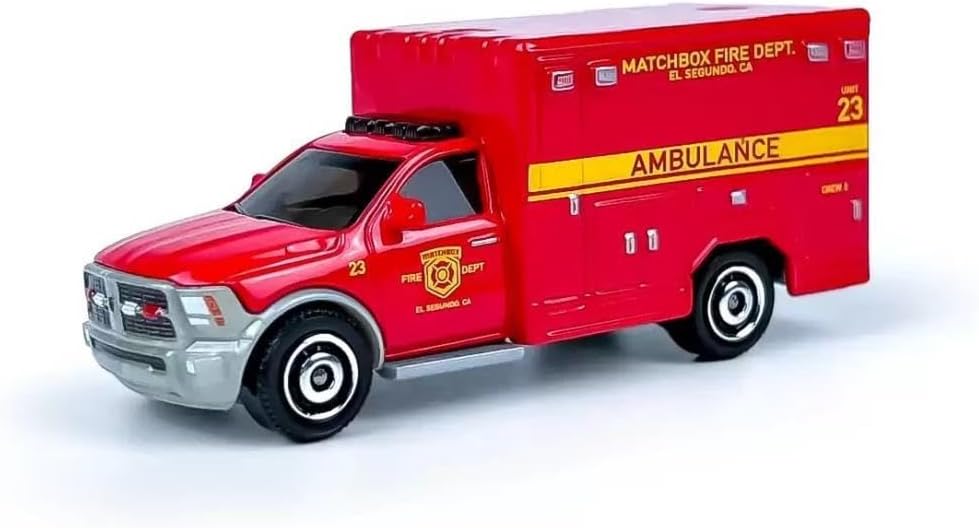 Matchbox 2019 Ram Krankenwagen, bewegliche Teile 26/54