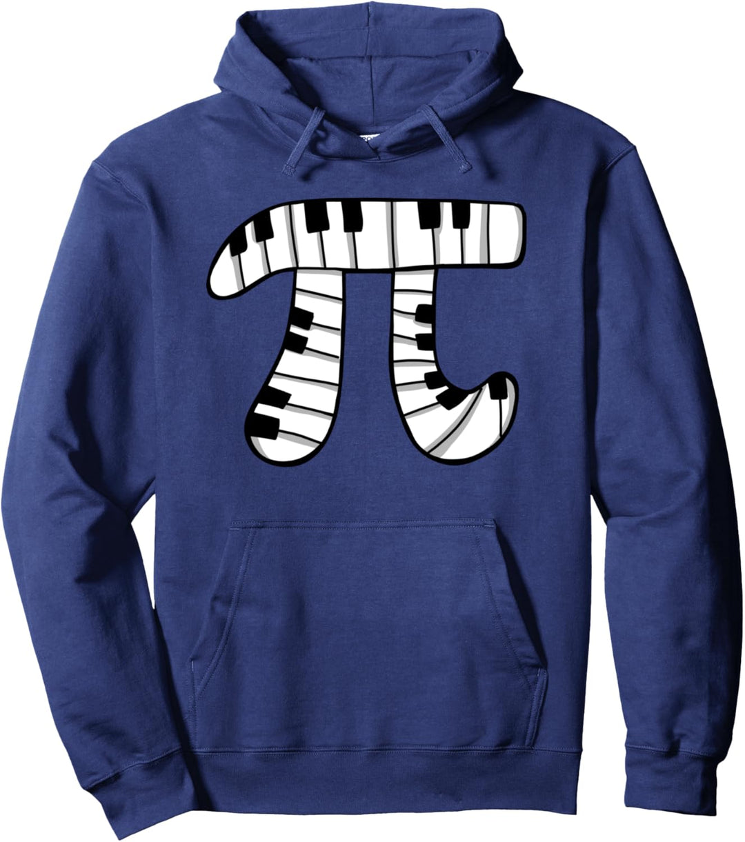 Pi-ano funny Pi Day Piano Pi Pullover Hoodie