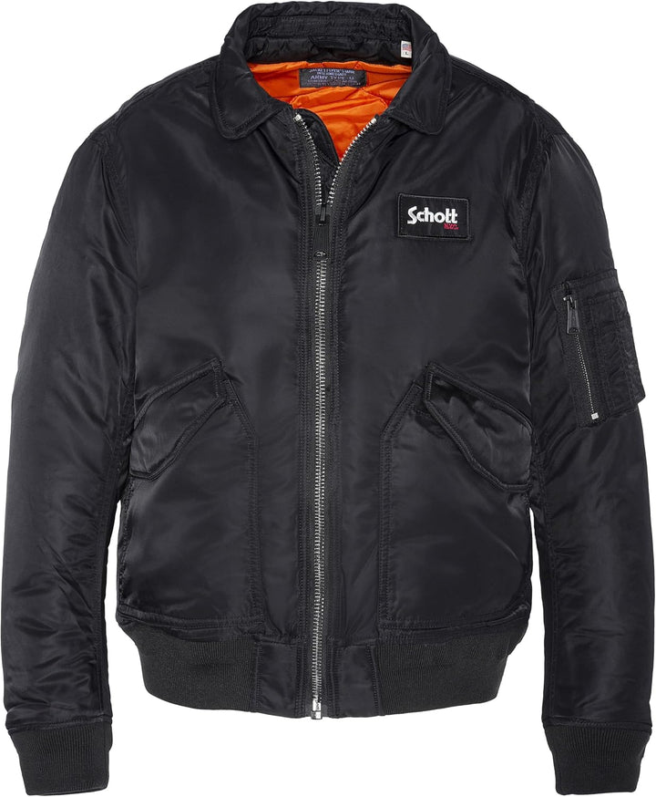 Schott NYC Unisex Bombers, Schwarz