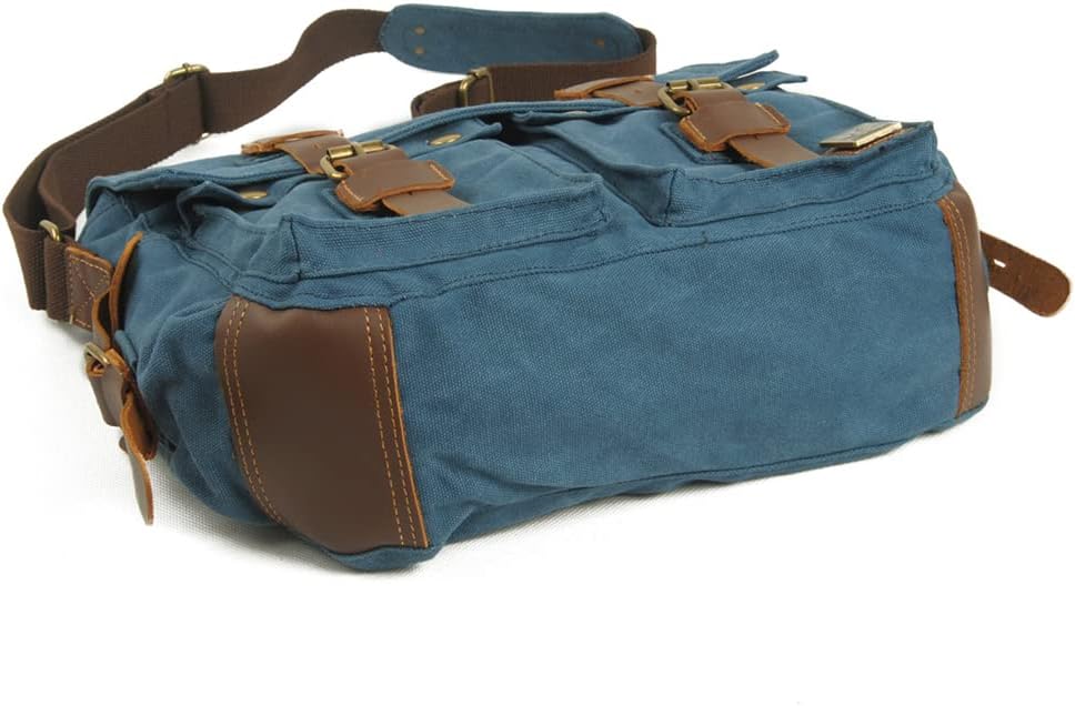 Eysee Schultertasche Herren Canvas-Umhängertasche Daypack für Alltag und Sport 35cm (L) X 30cm(H) X