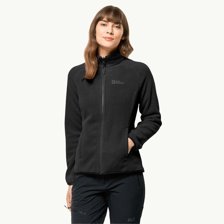 Jack Wolfskin Damen Moonrise Fz W Fleece-Jacke XS Schwarz, XS Schwarz