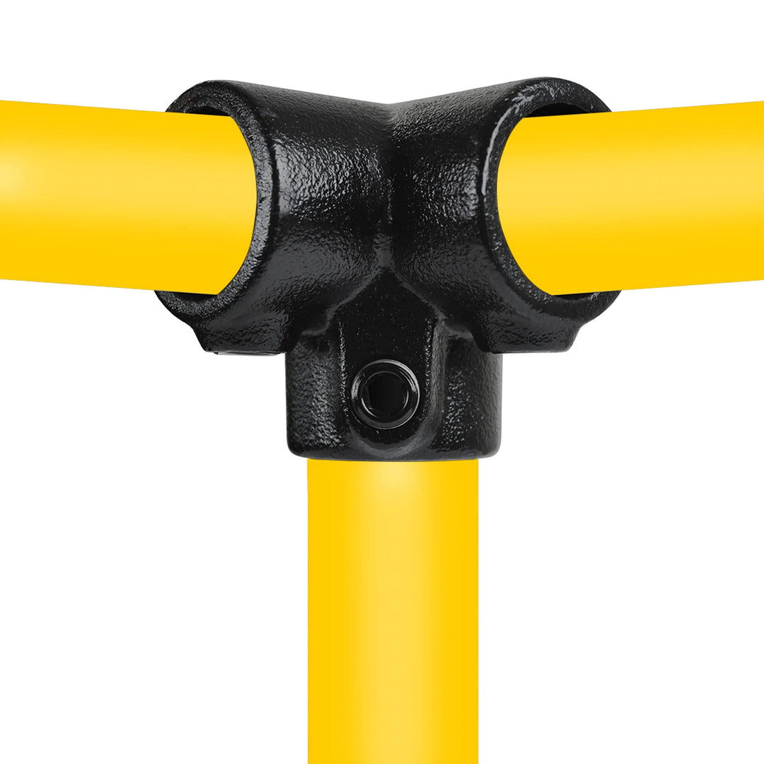 Rohrverbinder Typ 18 Dreiweg-Endstück 90° Ø 48,3 mm