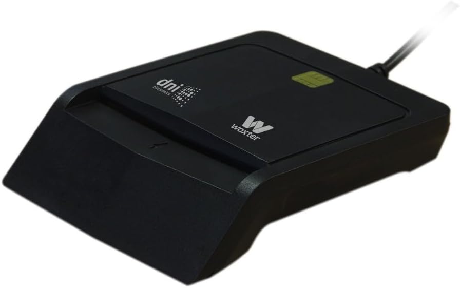 Woxter schwarzer elektronischer DNI-Reader - Smart Electronic DNI-Reader, DNI 3.0, Plug und Play, ko