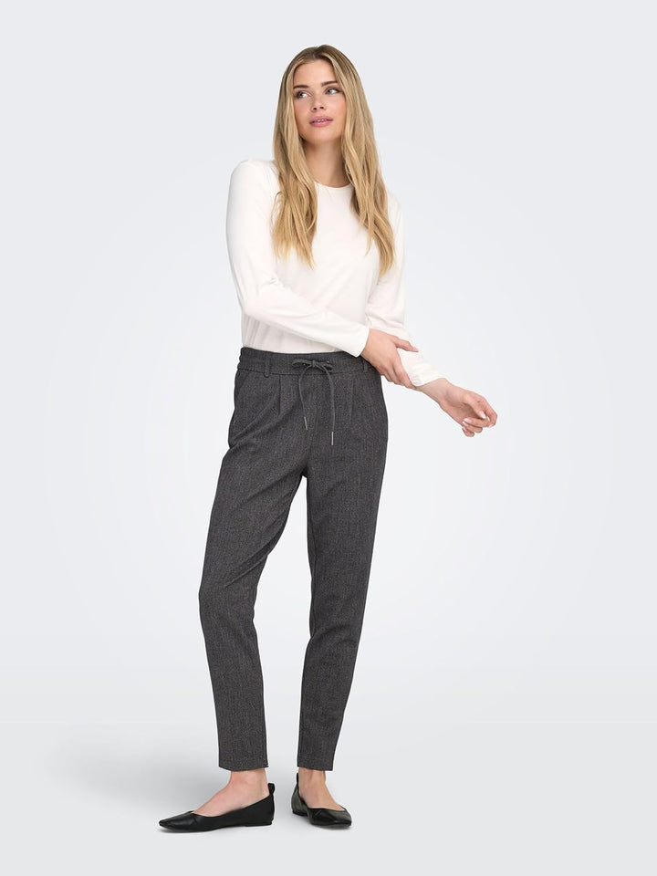 ONLY Damen Onlpoptrash-naja Fine Stripe PNT Noos Hose, XS / 34L