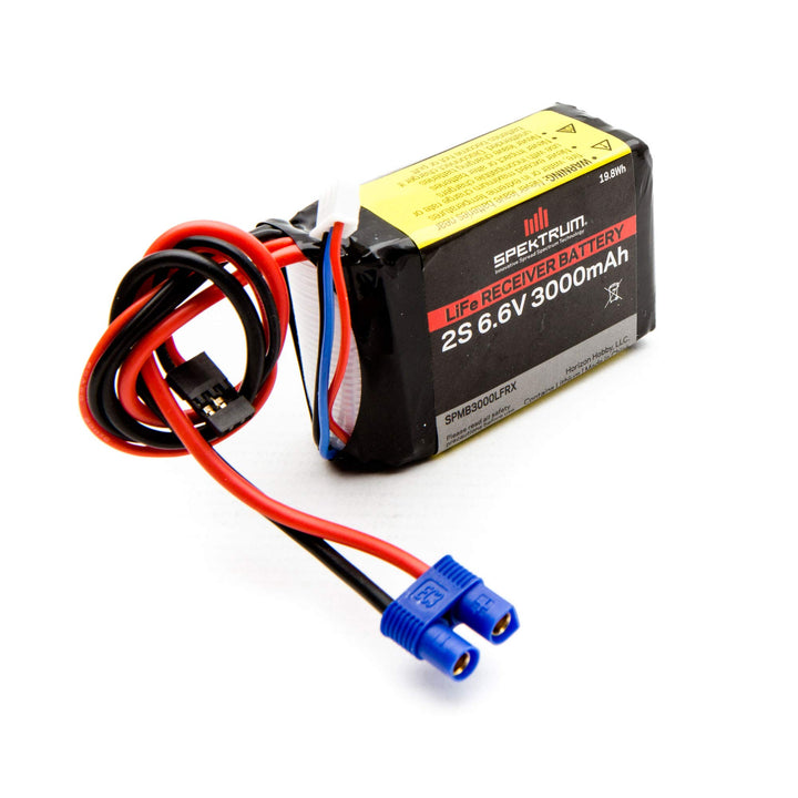 6.6V 3000mAh 2S LiFe-Empfänger-Akku: Universal-Empfänger, EC3
