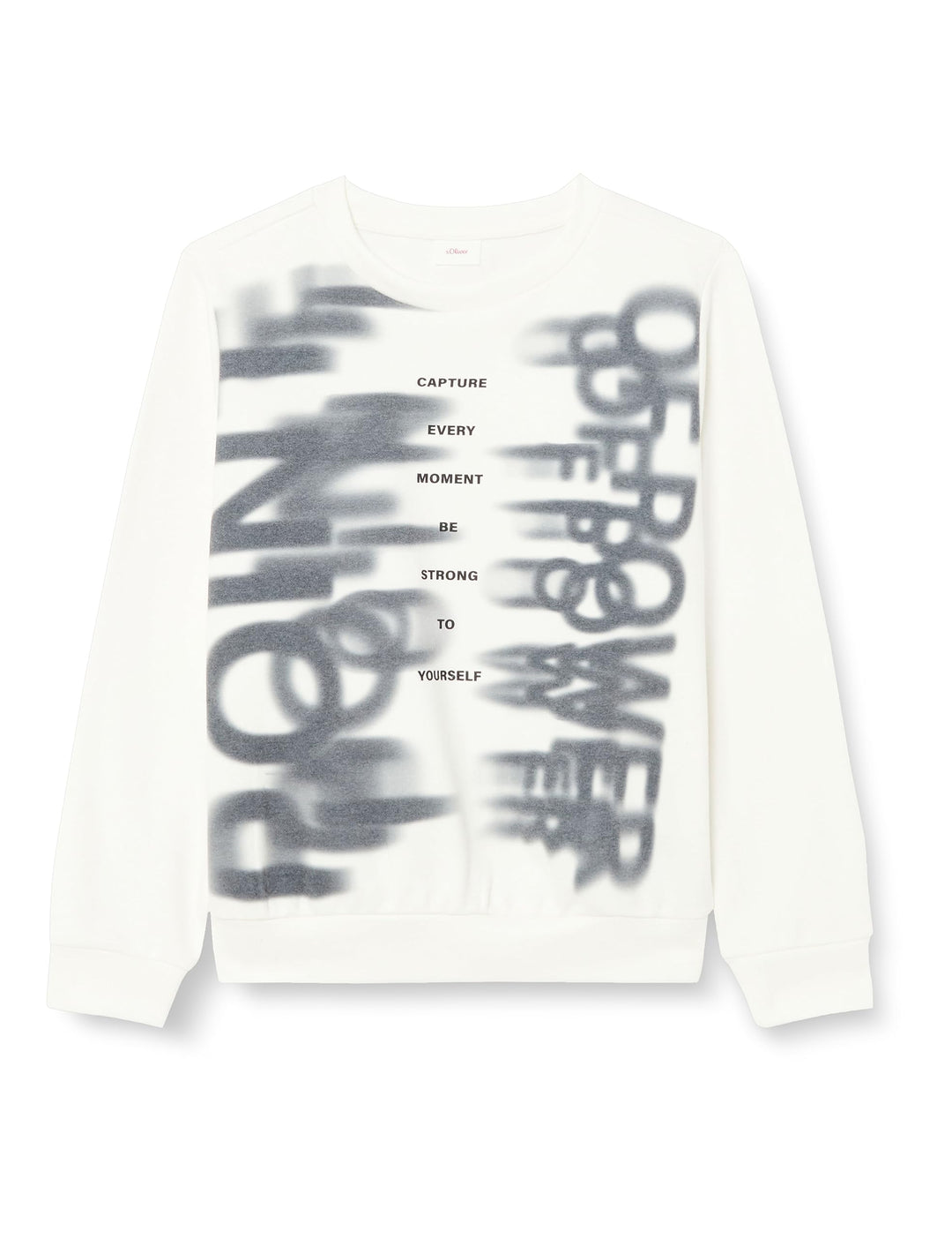 s.Oliver Jungen Sweatshirt Sweatshirt 176 Weiss, 176 Weiss