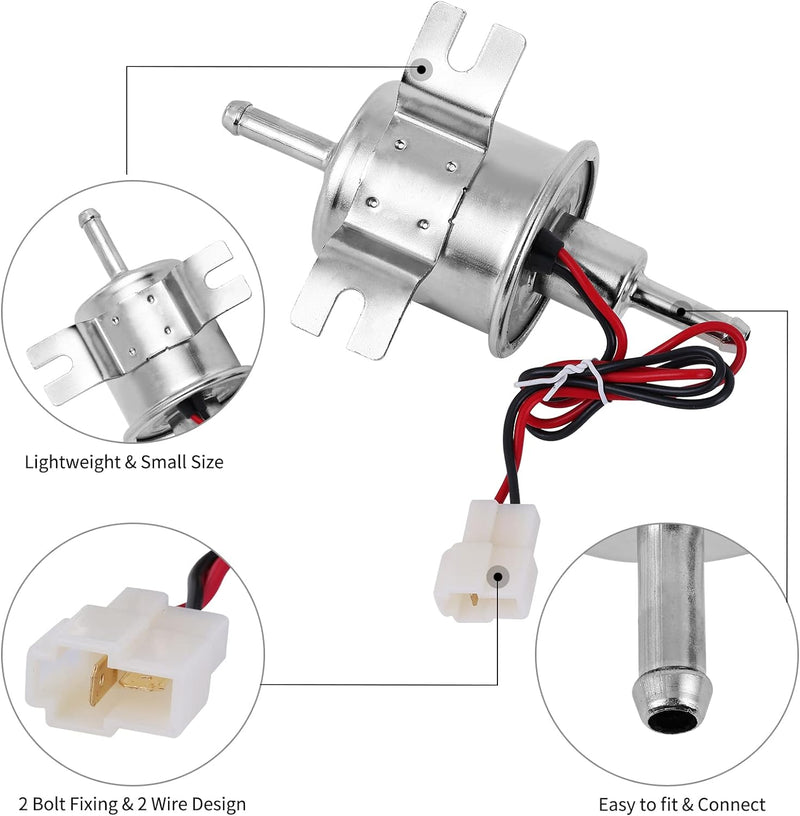 12V Kraftstoffpumpe Elektrisch Dieselpumpe HEP-02A Niederdruck Öl Diesel Benzinpumpe Transfer Pump U