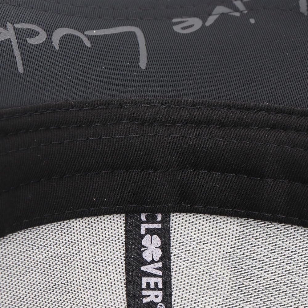 Schwarz Clover Herren Premium Fitted # 2 Gap – Schwarz mit Schwarz Clover Schwarz S-M, Schwarz S-M