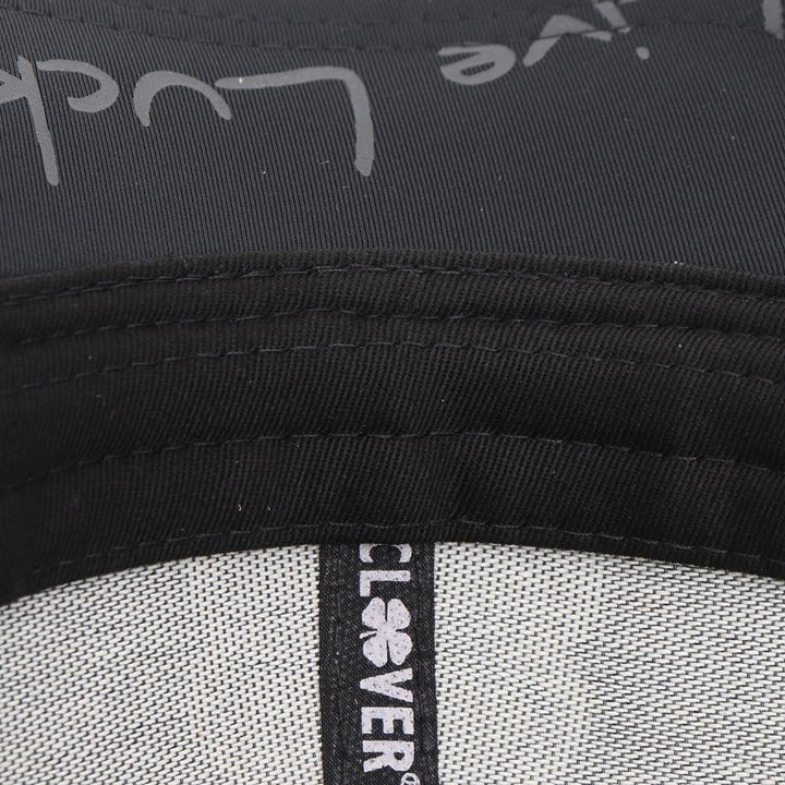 Schwarz Clover Herren Premium Fitted # 2 Gap – Schwarz mit Schwarz Clover Schwarz S-M, Schwarz S-M