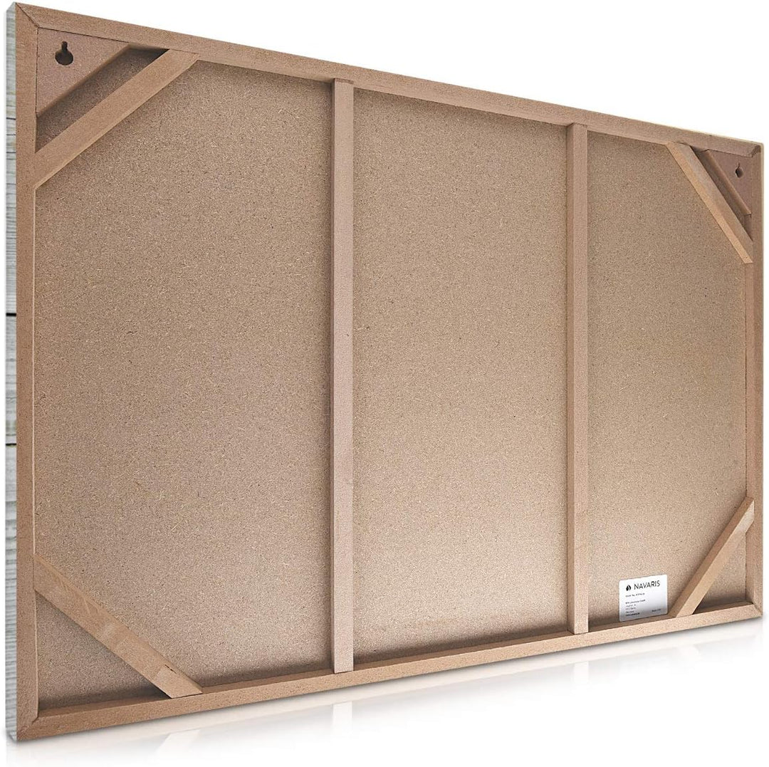 Navaris Magnettafel Magnetpinnwand Memoboard zum Beschriften - 70 x 50cm Notiztafel div. Designs - T