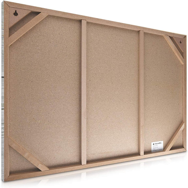 Navaris Magnettafel Magnetpinnwand Memoboard zum Beschriften - 70 x 50cm Notiztafel div. Designs - T