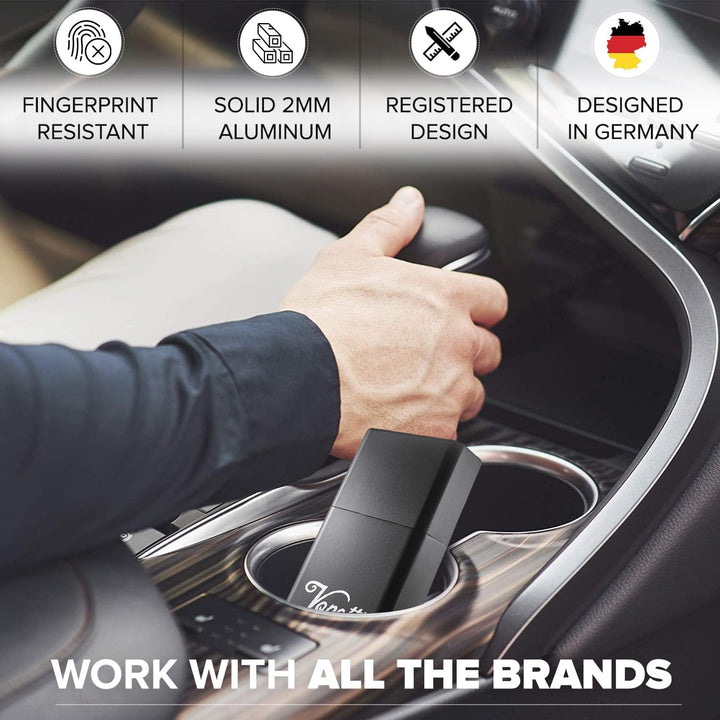 VONETTI Alpha Shield GRANDE- Premium RFID Signal Blocker Box - Smart Car Key Faraday Signal Protecto