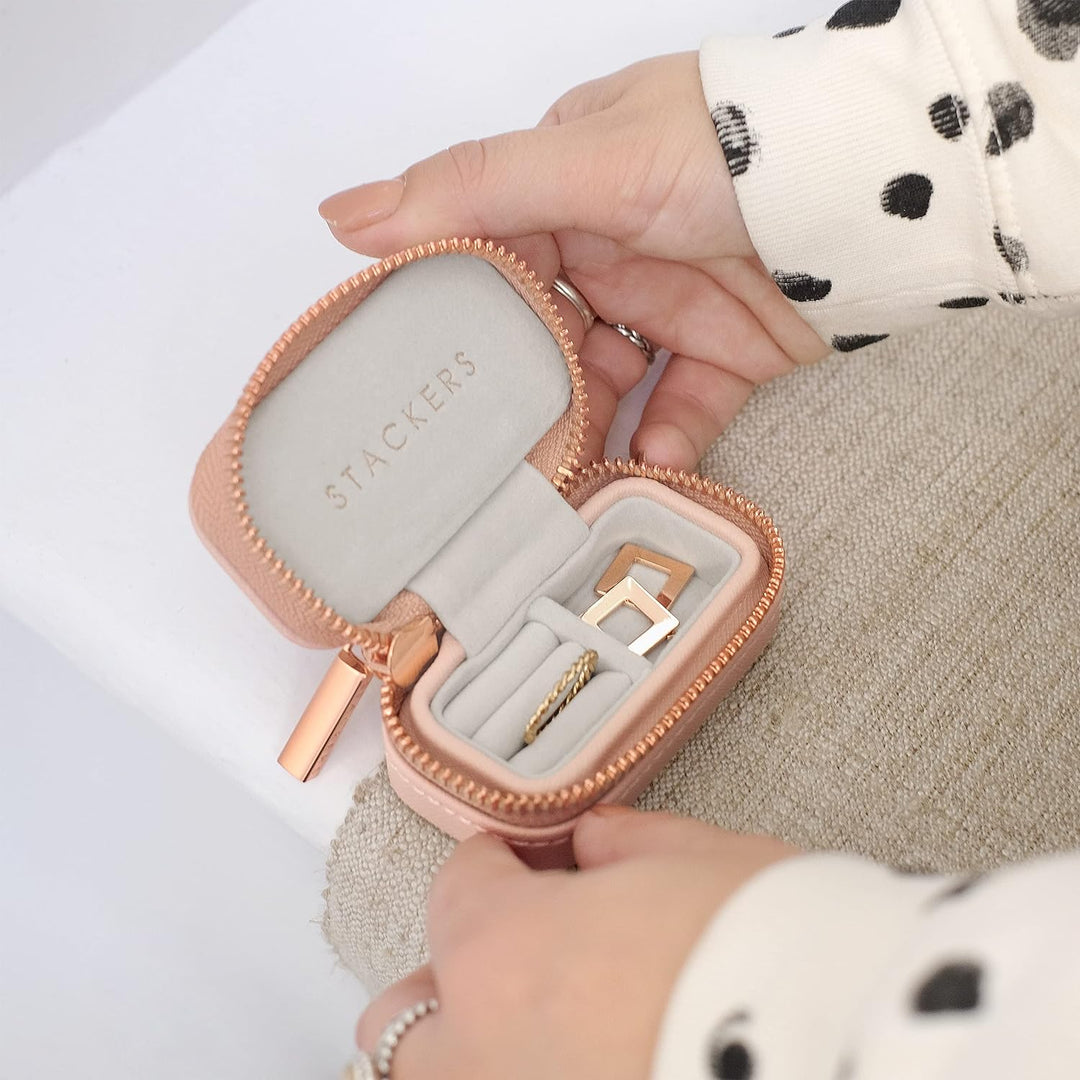Stackers Blush Gross & Petite Reise Schmuckschatulle, Blush