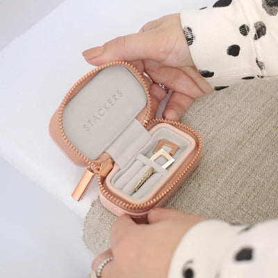 Stackers Blush Gross & Petite Reise Schmuckschatulle, Blush