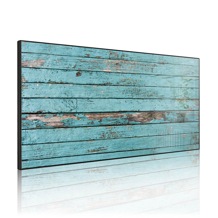 banjado Magnettafel schwarz 78 x 37cm / Magnetwand Metall/Magnetpinnwand als Memoboard/Pinnwand Magn