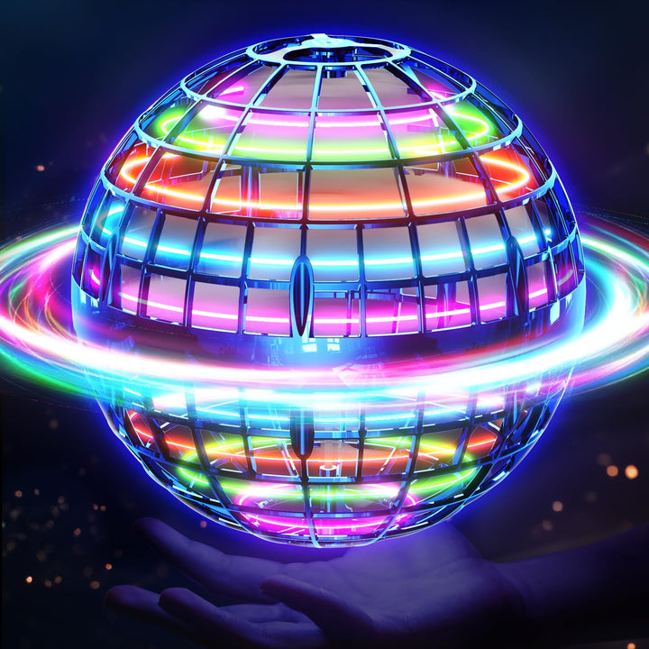 Fliegender Ball Spielzeug (Blau, Verbessert): LED Hover Orb, Boomerang Ball, Flying Toys für Mädchen