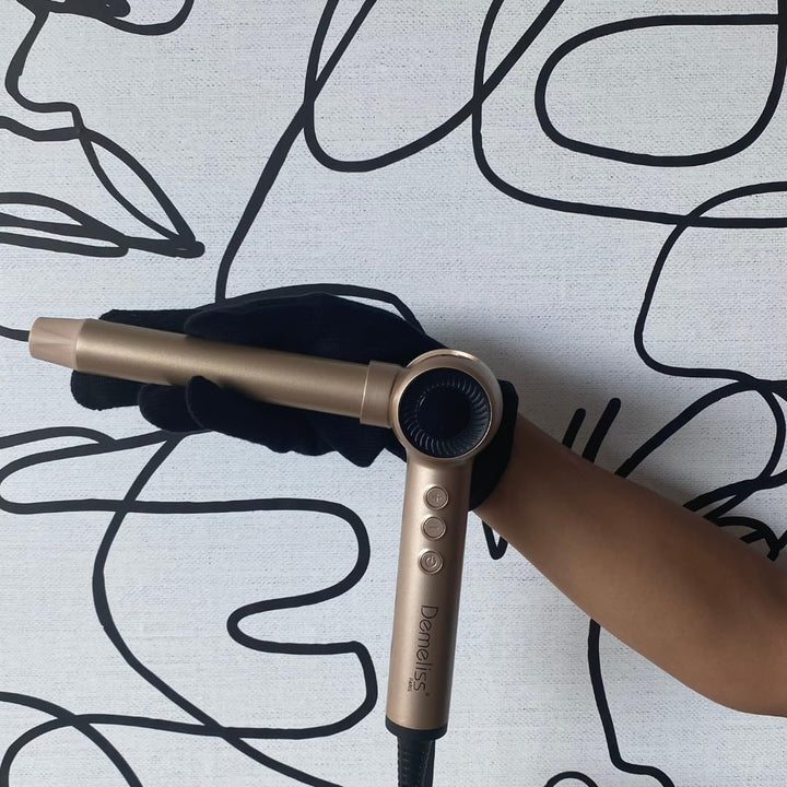 Demeliss SAINT ALGUE - CURL POWER Faltbarer Lockenwickler - Ultraleicht zu bedienen - 180° klappbar