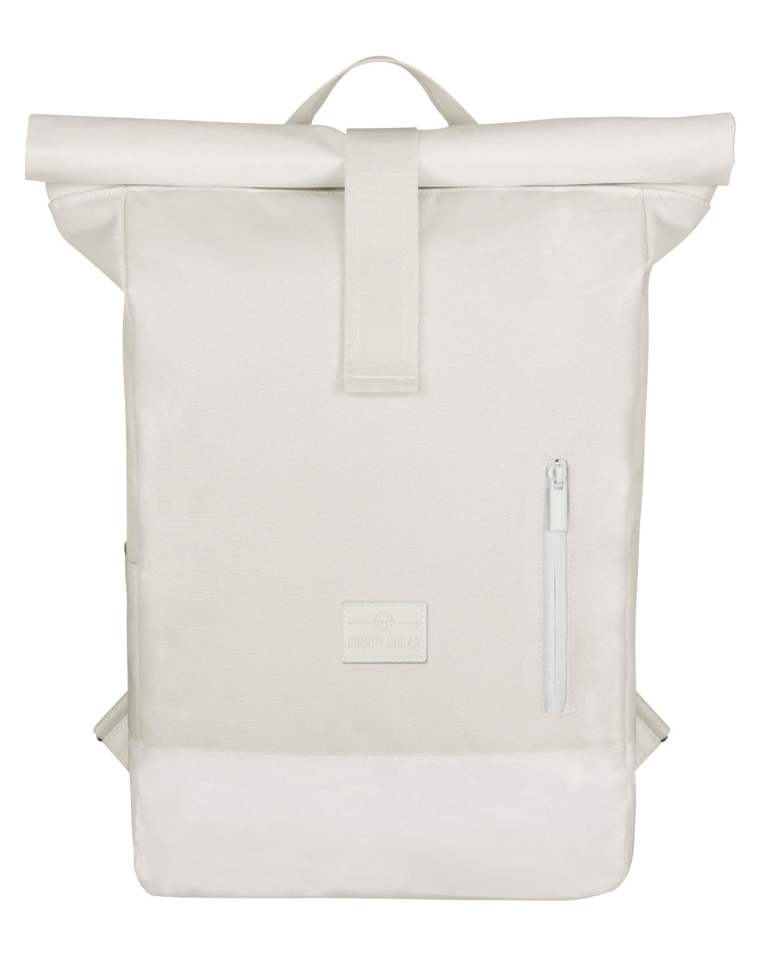 Johnny Urban Rucksack Damen & Herren Weiss - Robin Medium - Rolltop Mit Laptopfach für Uni Business