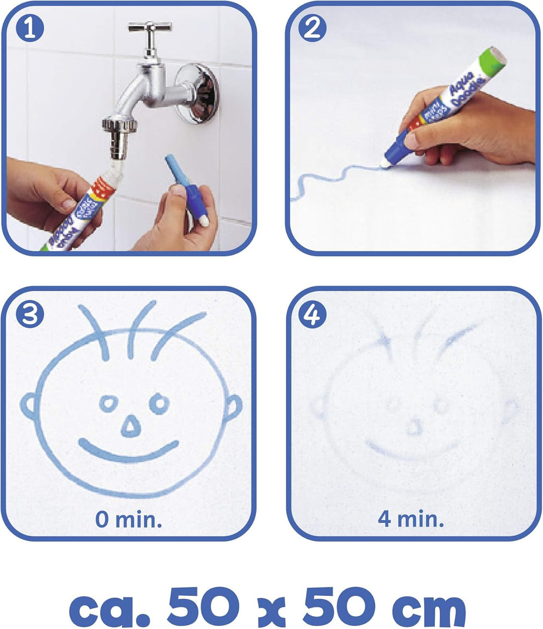 Ravensburger ministeps Aqua Doodle - Malen für Kinder ab 18 Monaten, Kreatives Malset für fleckenfre