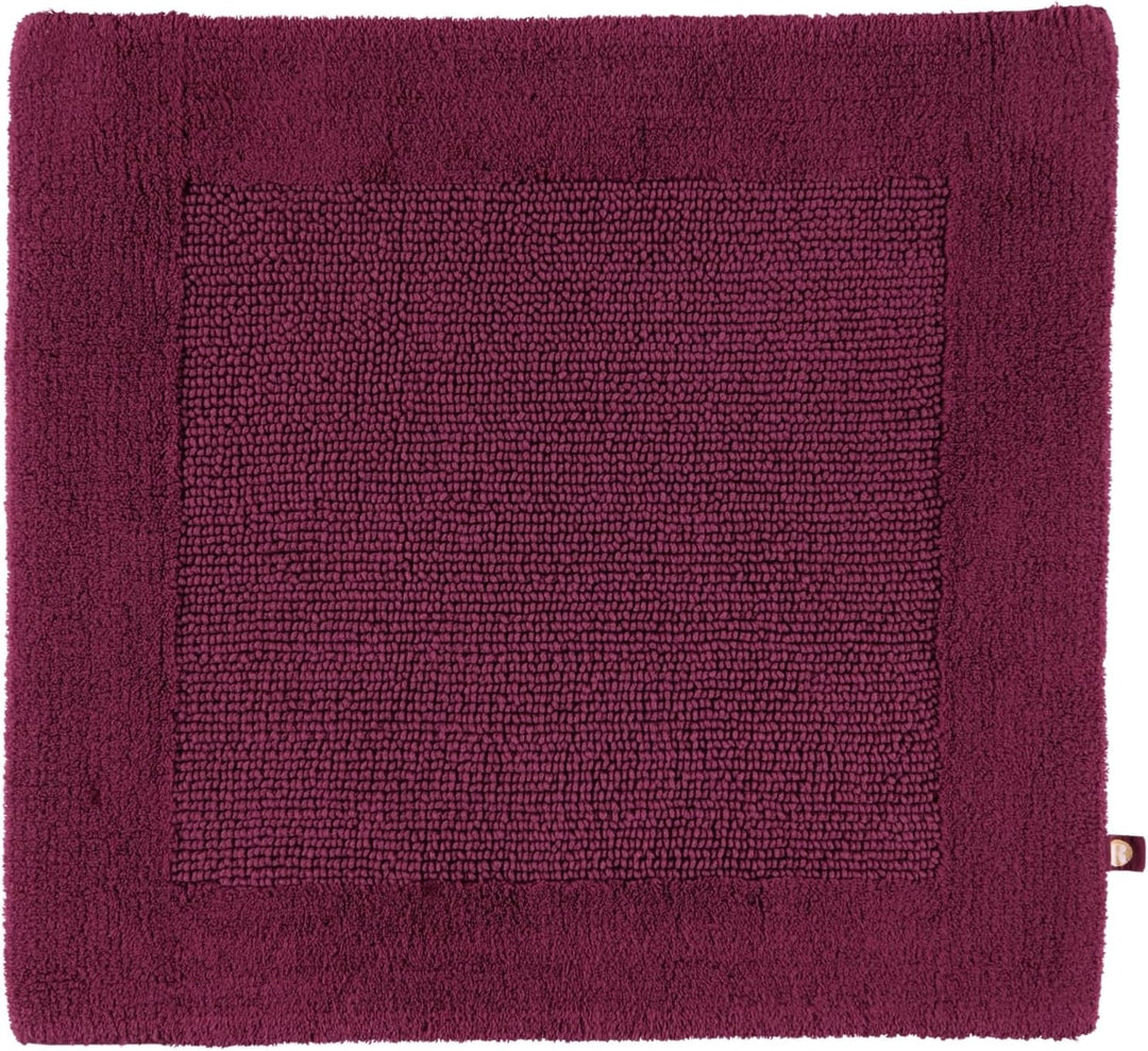 RHOMTUFT Prestige Badvorleger, 100% Baumwolle, 237 Brombeer, 60 x 60 cm, WC-Vorleger ohne Passform 6