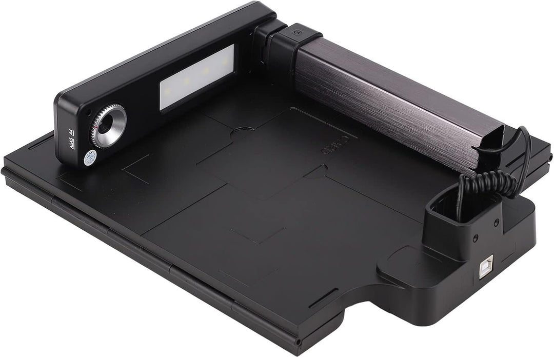VBESTLIFE Dokumentenkamera, Buchscanner Overhead-Scanner HD 5MP Tragbare USB-Doc-Cam, A4-Fanggrösse